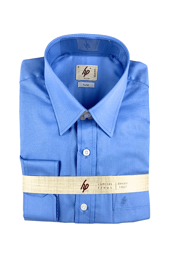 Camisa Social Manga Longa Algodão HP Ouro