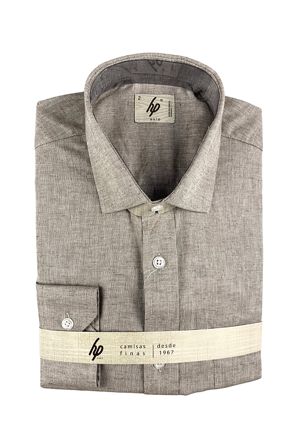 Camisa Social Manga Longa Com Bolso HP