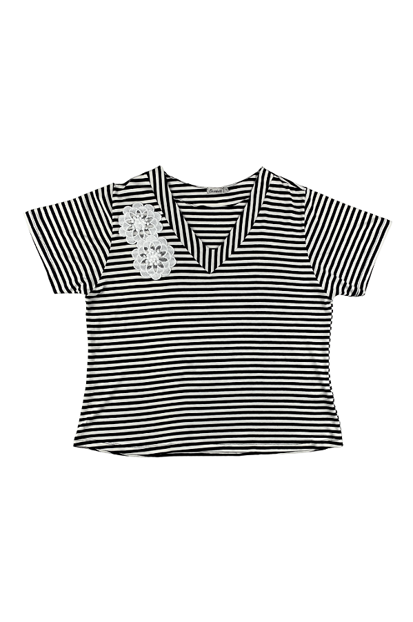 Blusa Manga Curta Barrielli