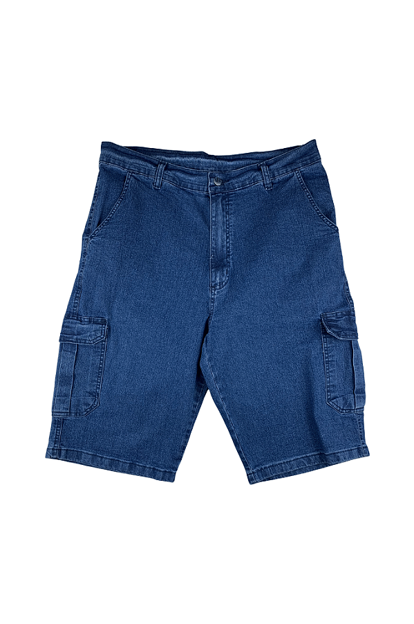 Bermuda Masculina Cargo Jeans Robert Pierre