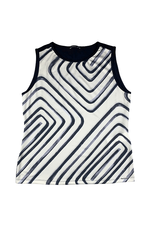 Blusa Sem Manga Feminina Malha Crepe Mais Viscose Mirasul