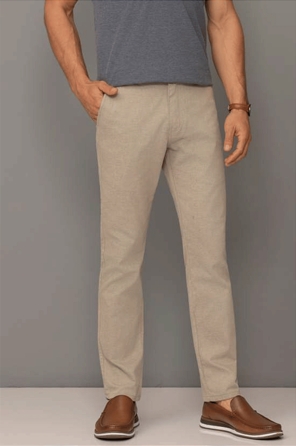 Calça Alfaiataria Sarja Jerry Dockston