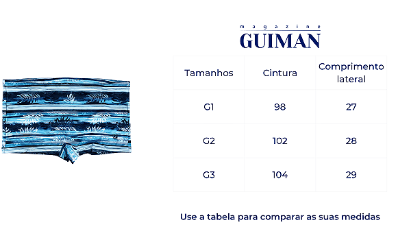 Sungão Plus Size Masculino Estampado Durbam