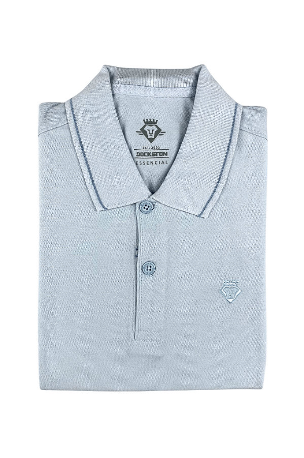 Camisa Polo Manga Curta Essencial Piquet Com Elastano Algodão Dockston