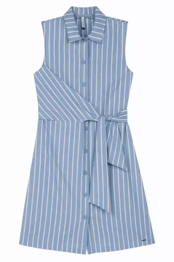 Vestido Midi Listrado Marialicia