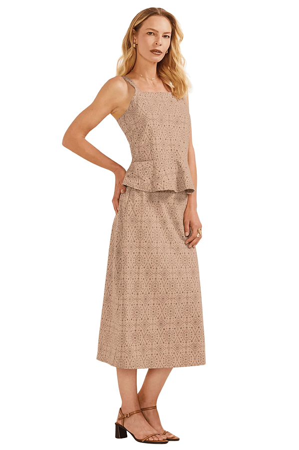 Saia Midi Feminina Devorê Marialícia