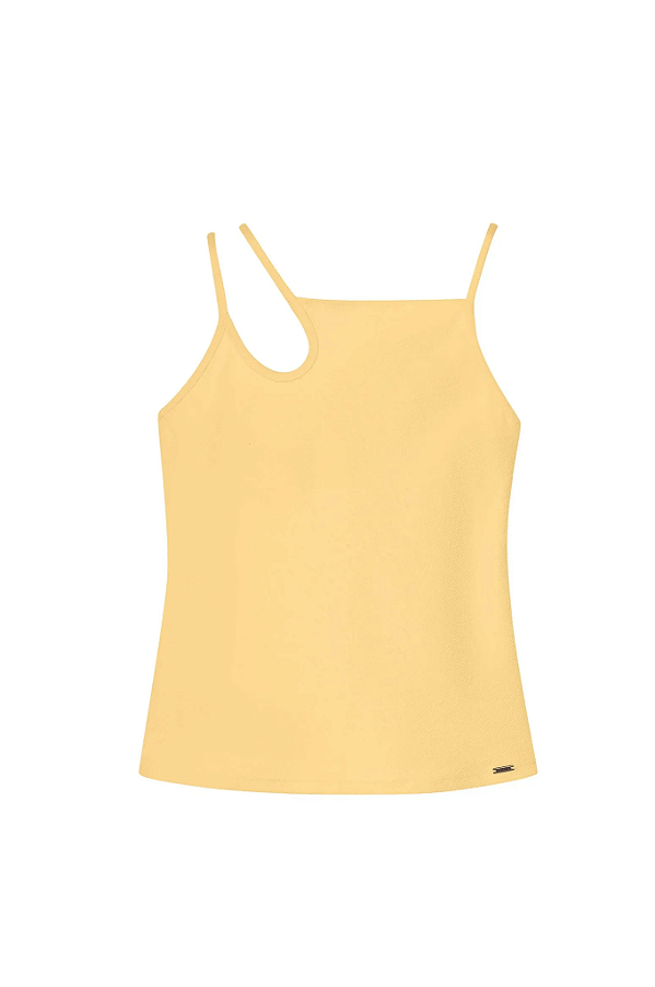 Regata Feminina Decote Assimétrico Marialícia