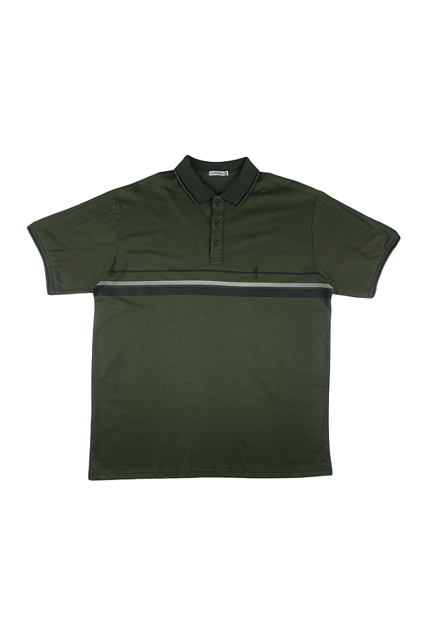 Polo com três botões na gola 100% algodão Ferreira Mello