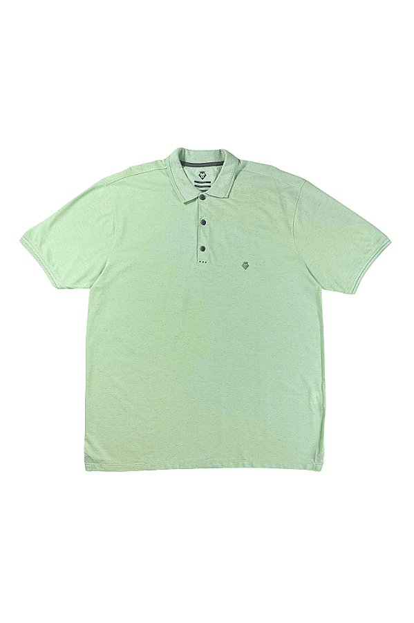 Camisa Polo Premium Piquet Linen Verde Dockston