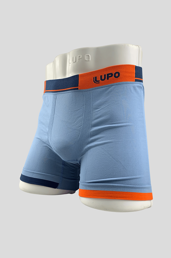 Cueca Boxer Sem Costura Microfibra Seamless Poliamida Lupo