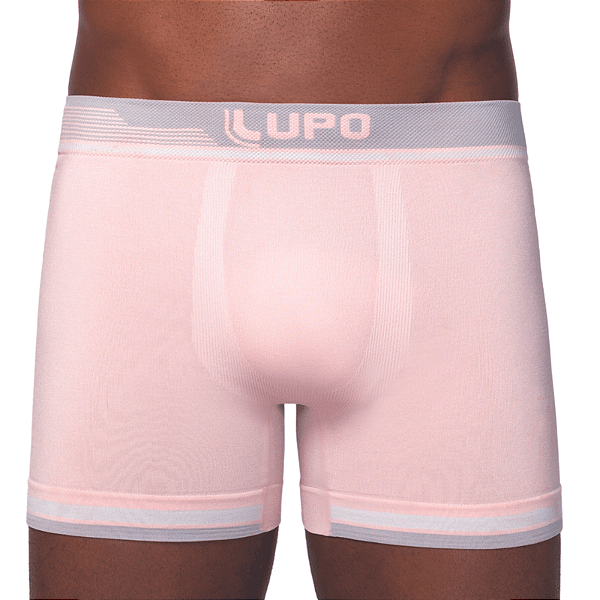 Cueca Boxer Sem Costura Microfibra Seamless Poliamida Lupo