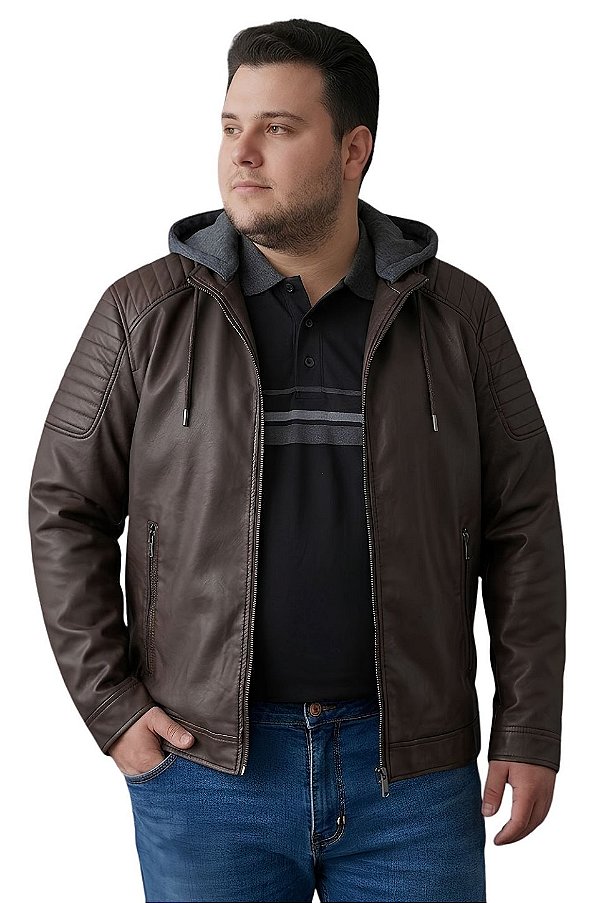 Jaqueta Masculina com Capuz Broken Rules