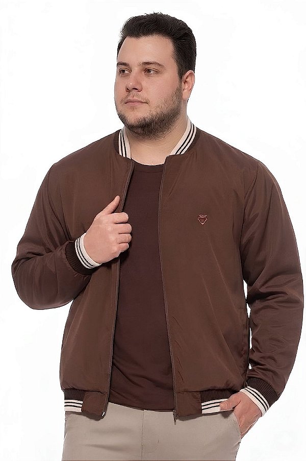 Jaqueta Bomber Marrom Dockston