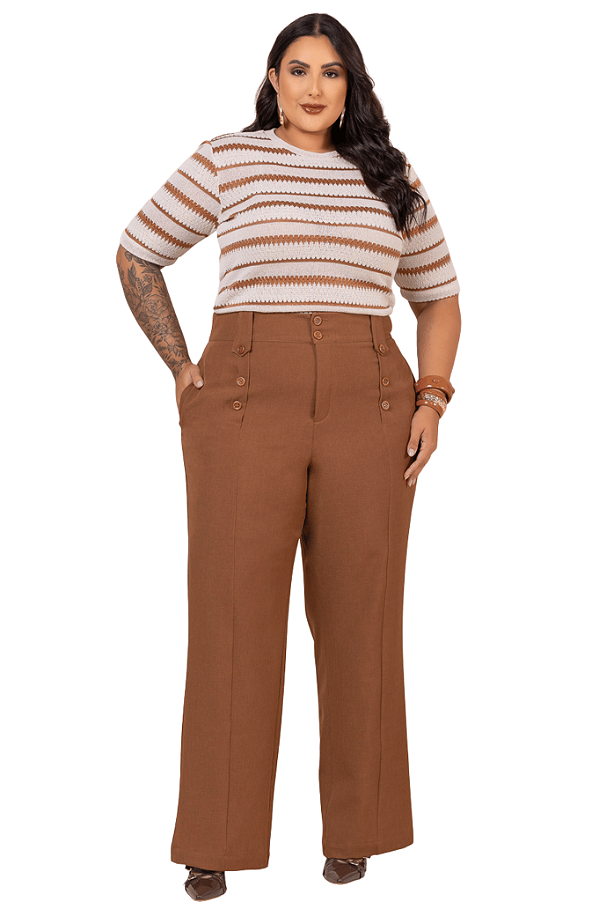 Calça Pantalona Feminina MediModas