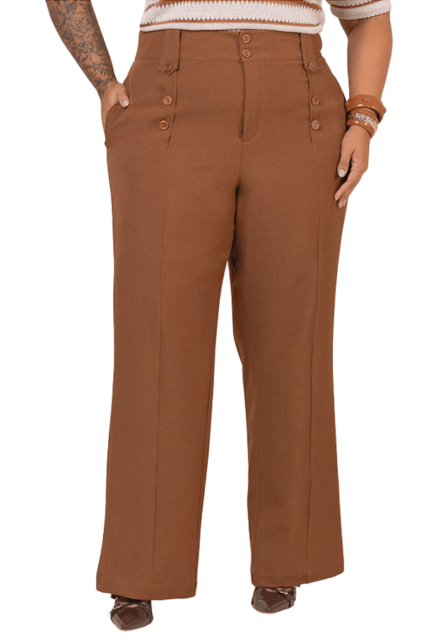 Calça Pantalona Feminina MediModas