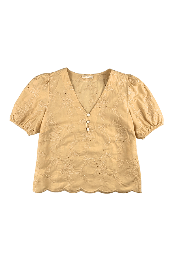 Blusa Feminina Manga Curta MediModas