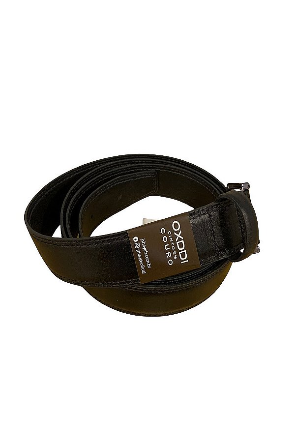 Cinto Masculino Preto De Couro OXDDI