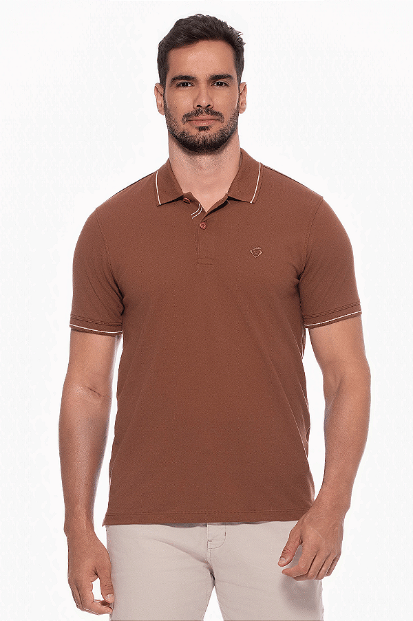 Polo Essencial Piquet com Elastano Dockston