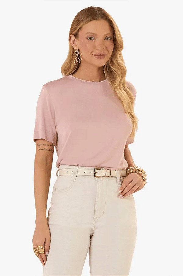Blusa Feminina em Visco Tricot Rovitex