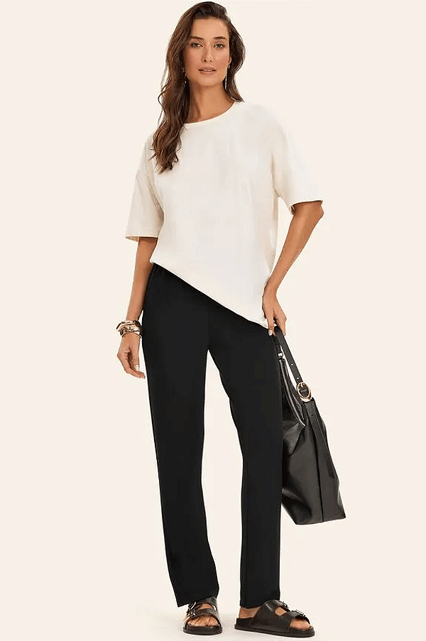 Calça Feminina em Molecotton de Viscose Rovitex