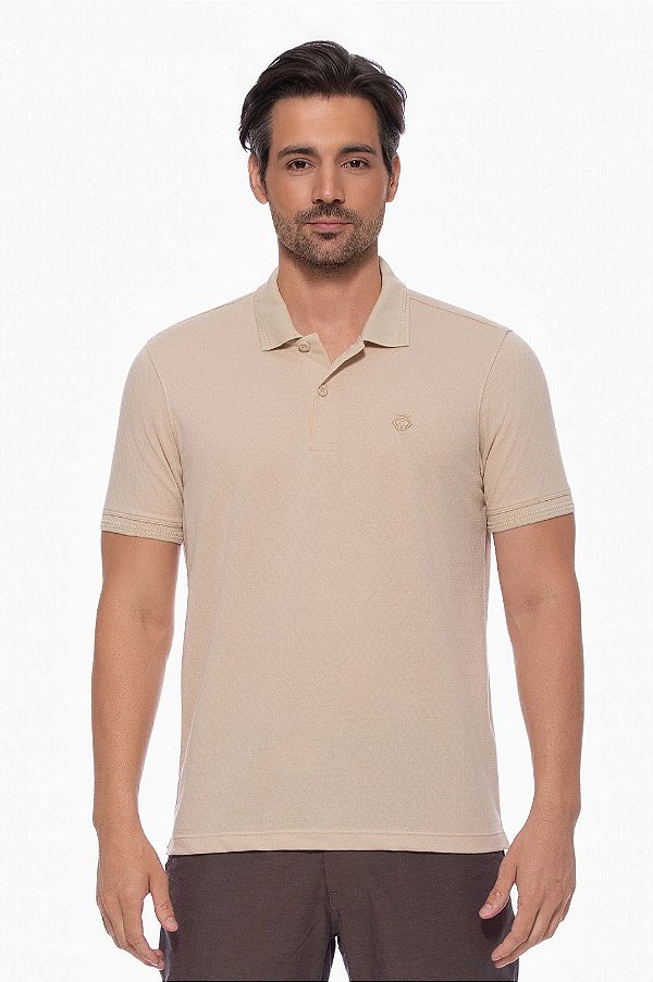 Camisa Polo Manga Curto Masculina Premium Geometric Brie Dockston
