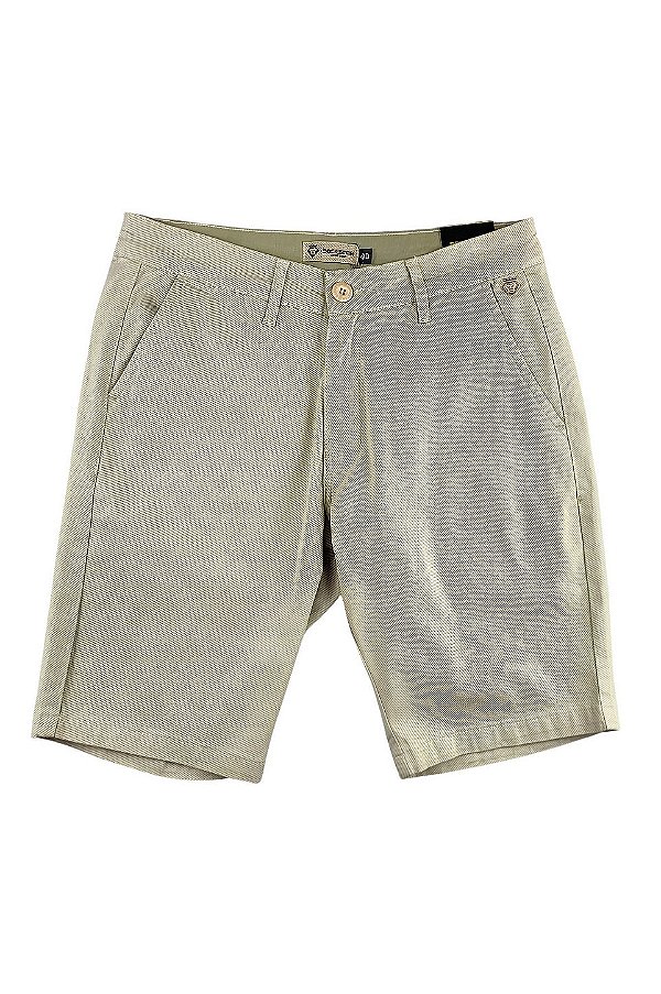 Bermuda Masculina Casual Textura Sarjada Marciano Comfort Fit Dockston