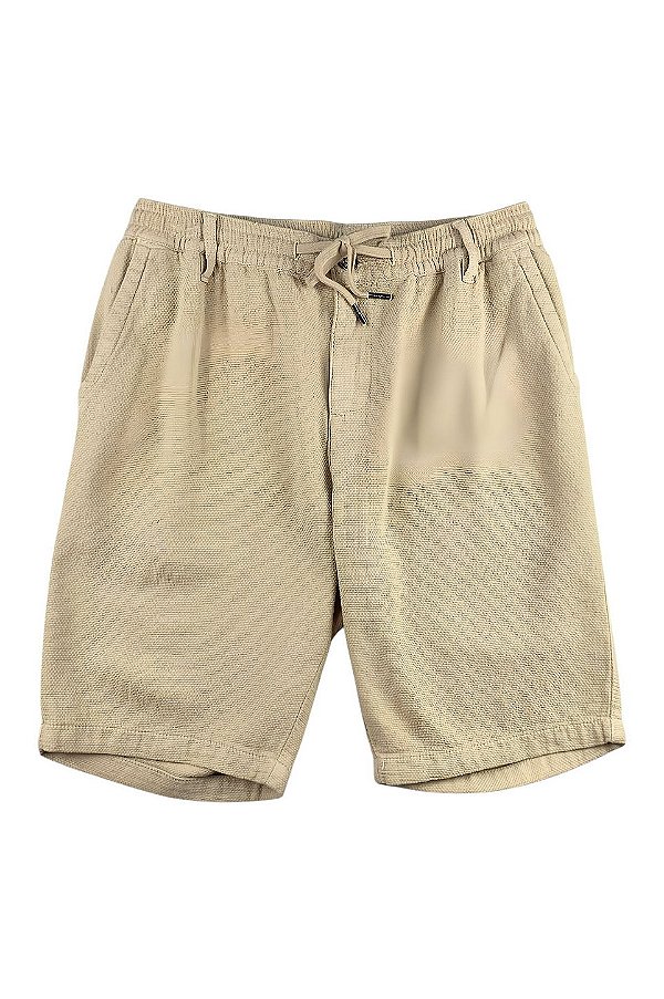 Bermuda Masculina Casual Algodão Com Cordão Assédio Jeans