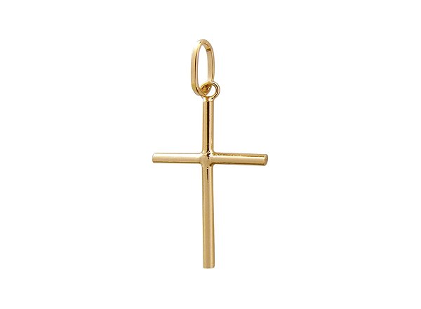 MB 0955 Medalha Cruz Palito Pequena BRUNA Semijoias