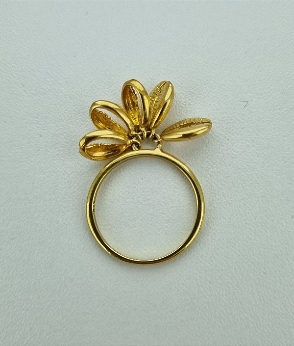 AB 1841 Anel Penca Búzios BRUNA Semijoias