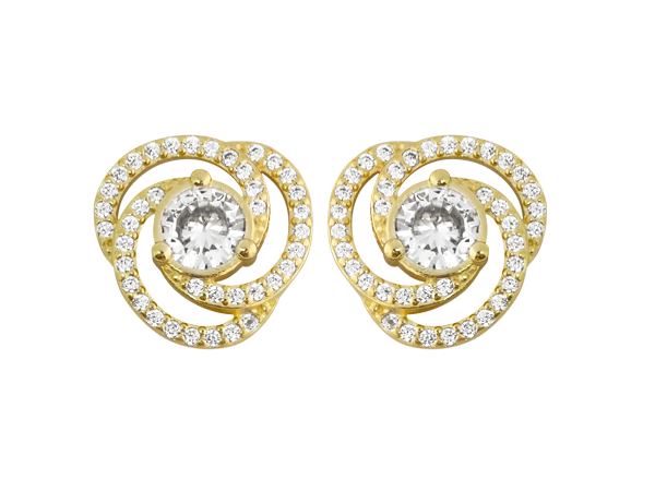 BB 3124 Brinco Zirconia Voltas BRUNA Semijoias