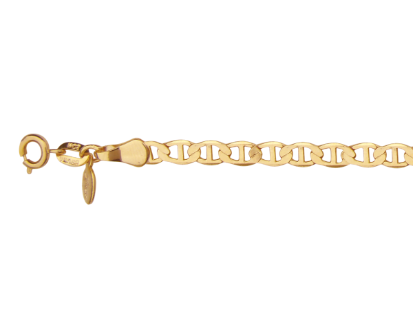 CE 0083 Corrente Piastrine Grossa 4mm BRUNA Semijoias