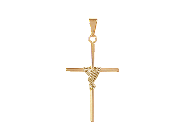 MB 0093 Medalha Cruz Palito 3,2CM BRUNA Semijoias