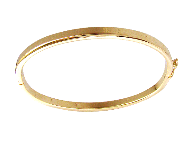 BP 0043 Bracelete Liso Com Fecho 6CM BRUNA Semijoias