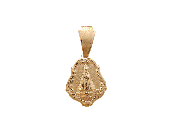 MB 0851 Medalha Nossa Senhora Aparecida 2CM BRUNA Semijoias