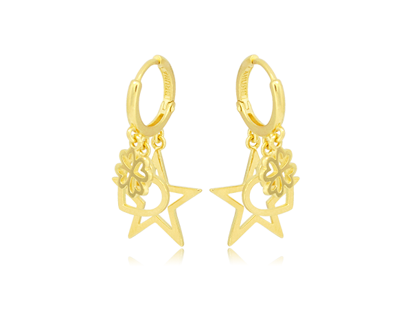 BB 3149 Brinco Argola 1,2CM Berloques BRUNA Semijoias