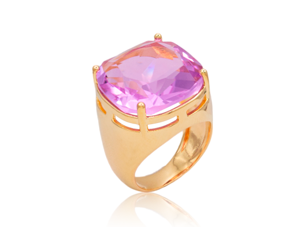 AB 1968 Anel Judith Lavanda 1,9CM BRUNA Semijoias