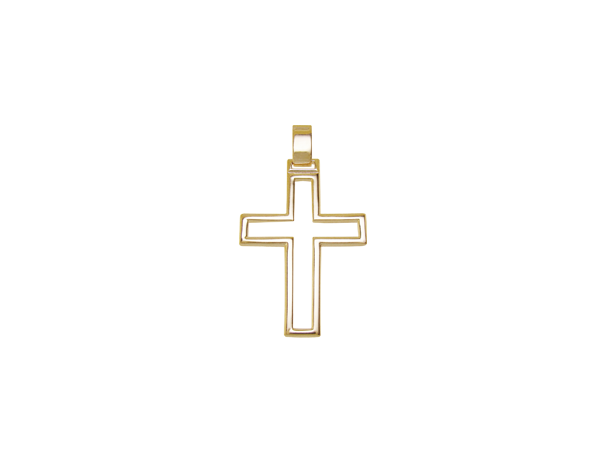 MB 1161 Medalha Cruz Vazada 3,2CM BRUNA Semijoias