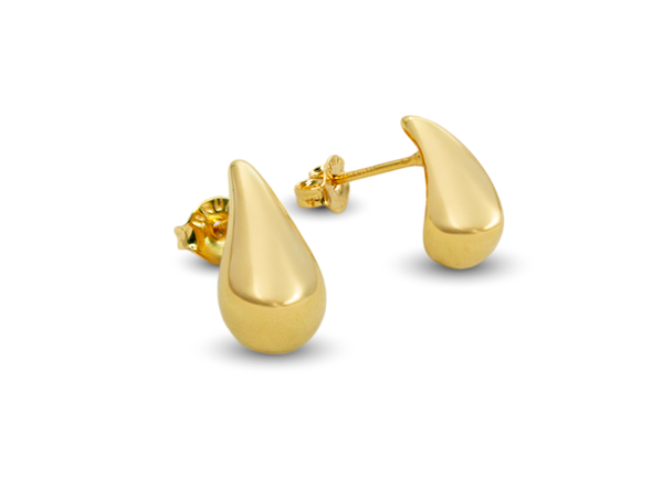 BB 3326 Brinco Taila Mini Gota Lisa 1,4cm BRUNA Semijóias