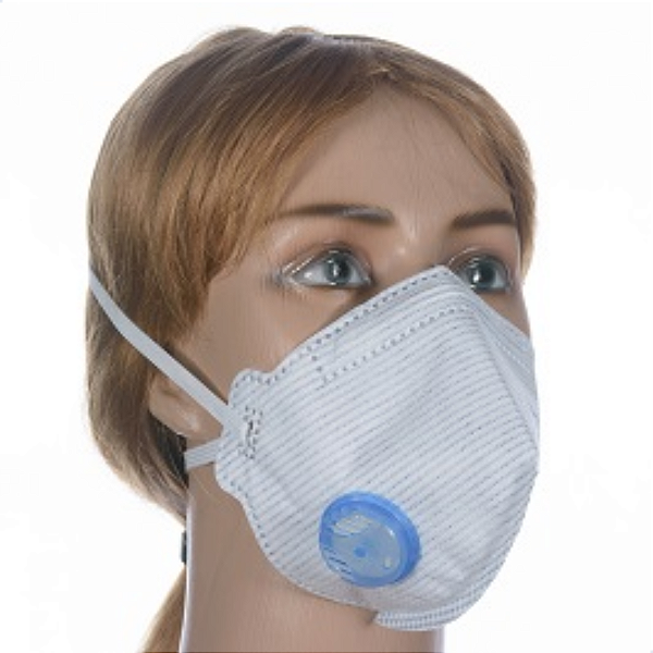 Respirador Pff2 Valvulada Listrada Ca 38954 Air Safety