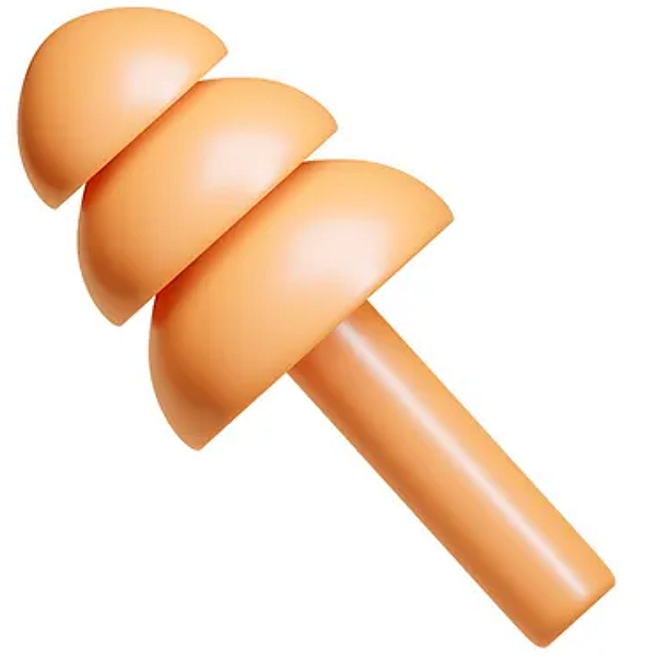Protetor Auricular Silicone 17 Db Spot Plug Laranja Camper Ca 49710