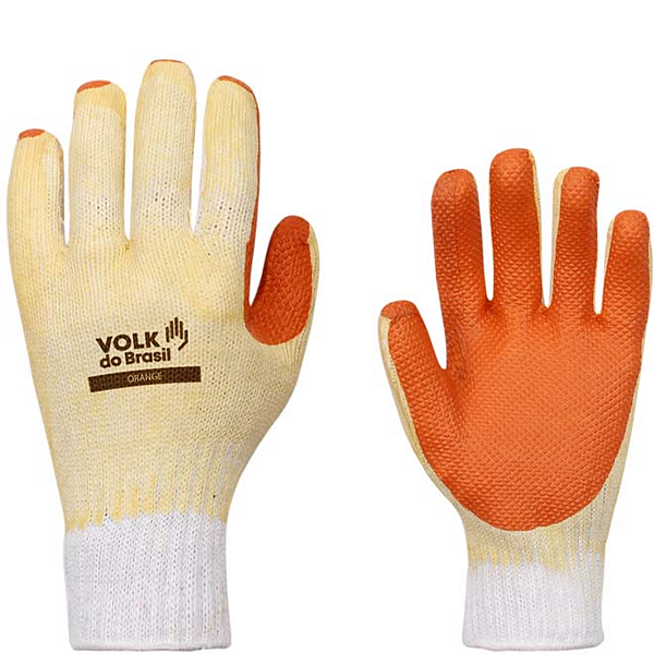 Luva Vulcanizada Orange Volk Ca 21367