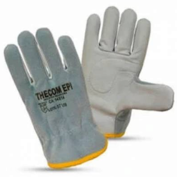 Luva Mista Raspa Vaqueta Thecom Ca 14814 - 10(G)