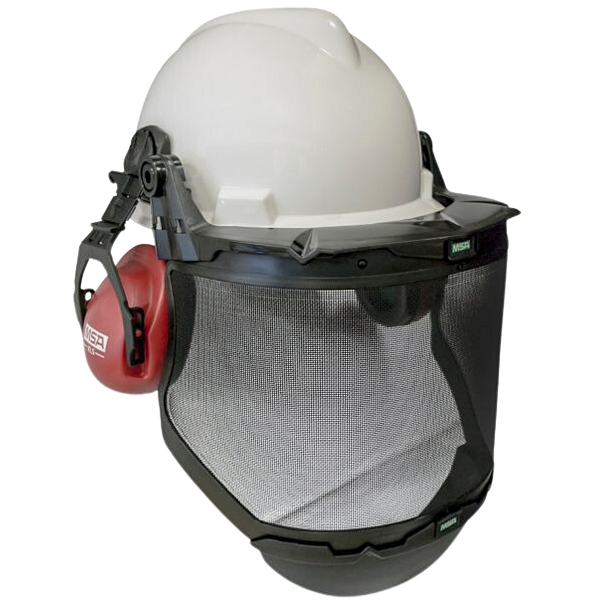 Kit Protetor Facial V-Gard 190 Mesh Plus Telado Msa