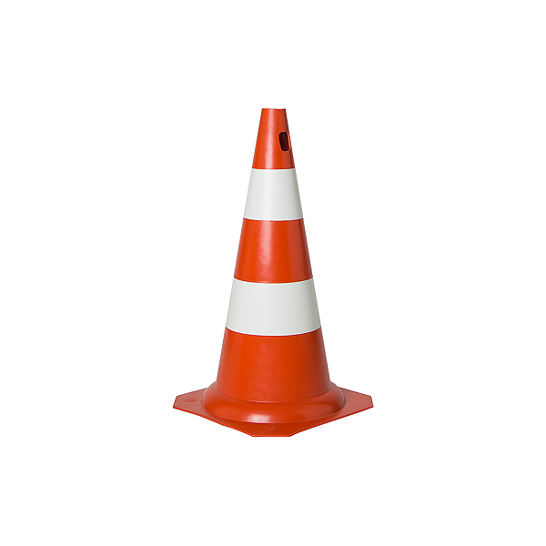 Cone Sinalização 50cm Laranja Plt Plastcor