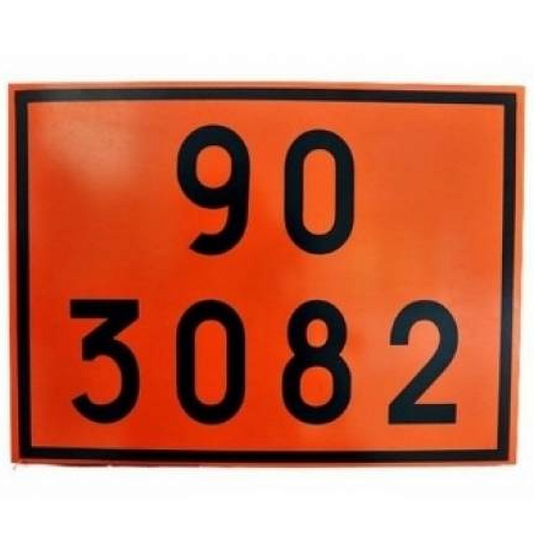 Placa Onu 90 3082 30 X 40 3mm Plastcor