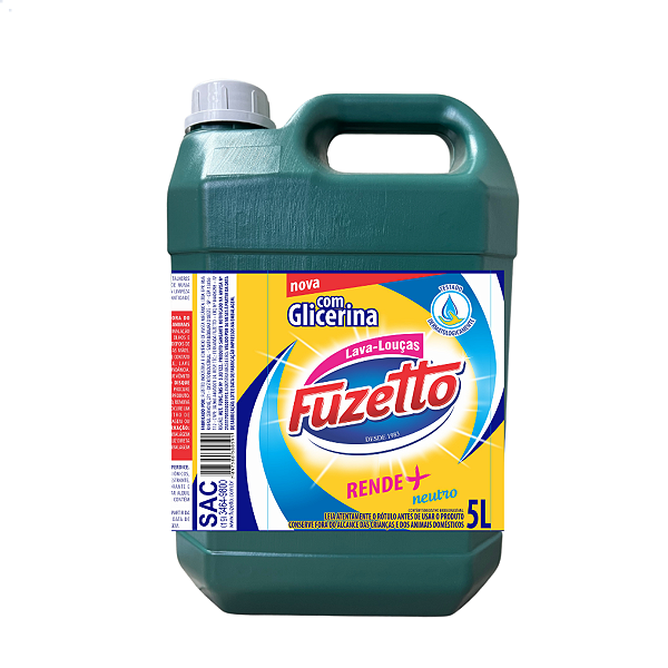 Detergente Galao 5l Neutro Fuzetto