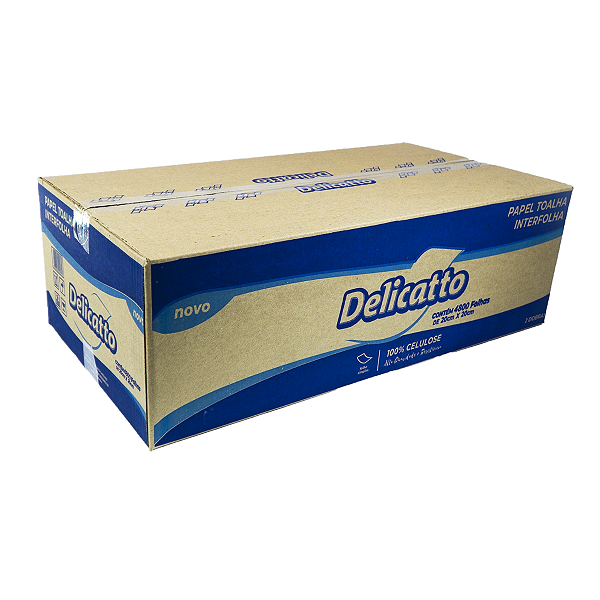 Papel Interfolhas Caixa  4800 Folhas 100% Cel Delicatto