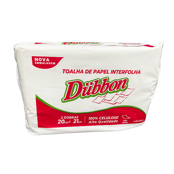 Papel Interfolhas Fardo 500g 100% Cel Dubbon