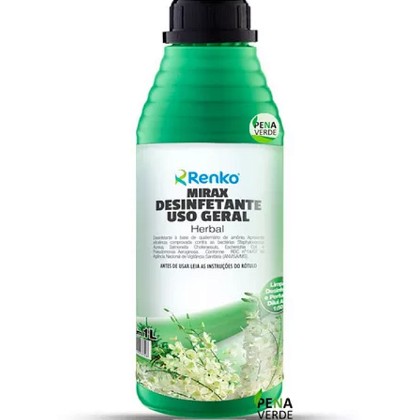 Mirax Desinfetante Conc 1:50 Herbal 1l Mche Renko