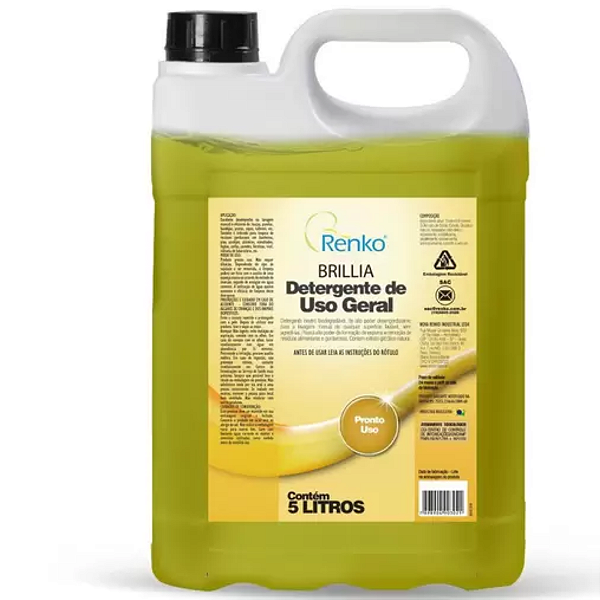 Brillia Detergente Pronto Uso 5l Brpu Renko